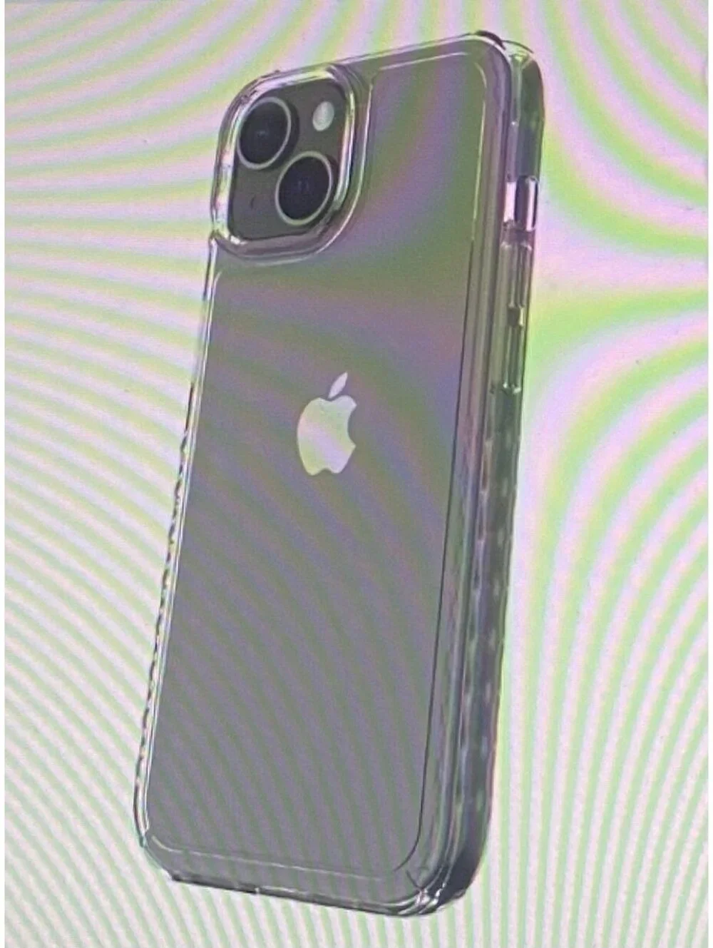 Onn Protective Gel Case for iPhone 15 Plus/14 Plus Clear